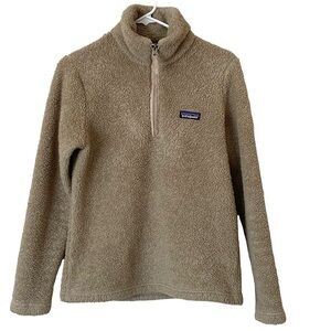 Patagonia Los Gatos Fleece 1/4-Zip Pullover in Shroom Taupe, Size Small
